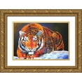 thumbnail image 1 of Stevenson, Graeme 14x11 Gold Ornate Wood Framed with Double Matting Museum Art Print Titled - The Stalk, 1 of 4