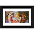 thumbnail image 1 of Stevenson, Graeme 14x9 Black Ornate Wood Framed with Double Matting Museum Art Print Titled - One With The Spirit, 1 of 4