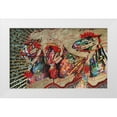 thumbnail image 1 of Stevenson, Graeme 18x13 White Modern Wood Framed Museum Art Print Titled - Arabian Stallions, 1 of 4