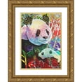 thumbnail image 1 of Stevenson, Graeme 18x24 Gold Ornate Wood Framed with Double Matting Museum Art Print Titled - Rainbow Panda, 1 of 4