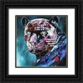 thumbnail image 1 of Stevenson, Graeme 20x20 Black Ornate Wood Framed with Double Matting Museum Art Print Titled - The Black Night, 1 of 4