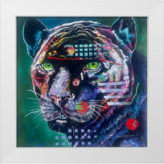 Stevenson, Graeme 20x20 White Modern Wood Framed Museum Art Print Titled - Black Knight 2