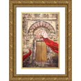 thumbnail image 1 of Stevenson, Graeme 23x32 Gold Ornate Wood Framed with Double Matting Museum Art Print Titled - Behind The Door, 1 of 4