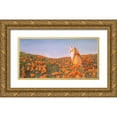 thumbnail image 1 of Stevenson, Graeme 24x14 Gold Ornate Wood Framed with Double Matting Museum Art Print Titled - Curious Petals, 1 of 4