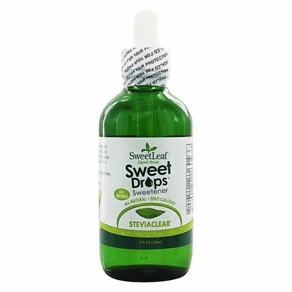 Stevia Clear Liquid By Sweetleaf - 4 Ounces Dropper Bottle