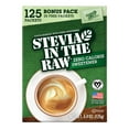thumbnail image 1 of Stevia In The Raw Zero Calorie Sweetener, Sugar Substitute Packets, Vega, 125 Count, 4.4 oz, 1 of 5