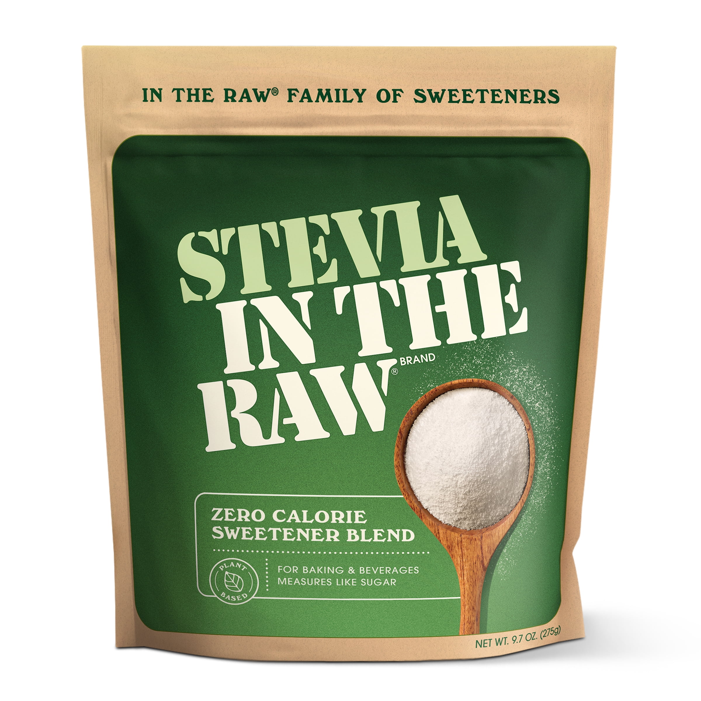 Stevia in The Raw Zero Calorie Sweetener, Sugar Substitute for Baking, Coffee, and Cooking, 9.7 oz, Bag​