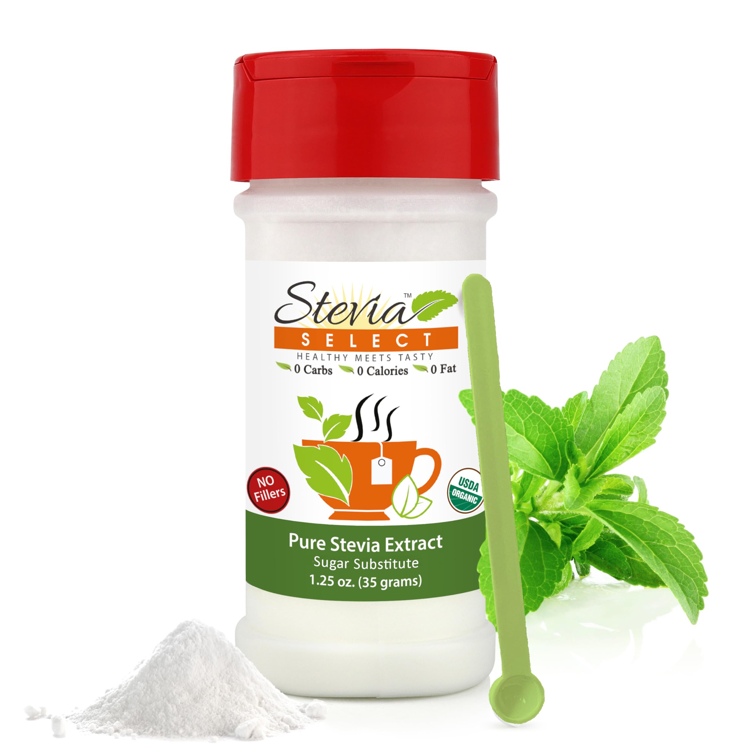 Stevia Select Organic Stevia Powder Sugar Free Plant Based Pure