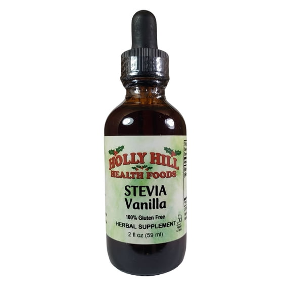 Holly Hill Health Foods Stevia, Vanilla, 2 Fluid Ounces