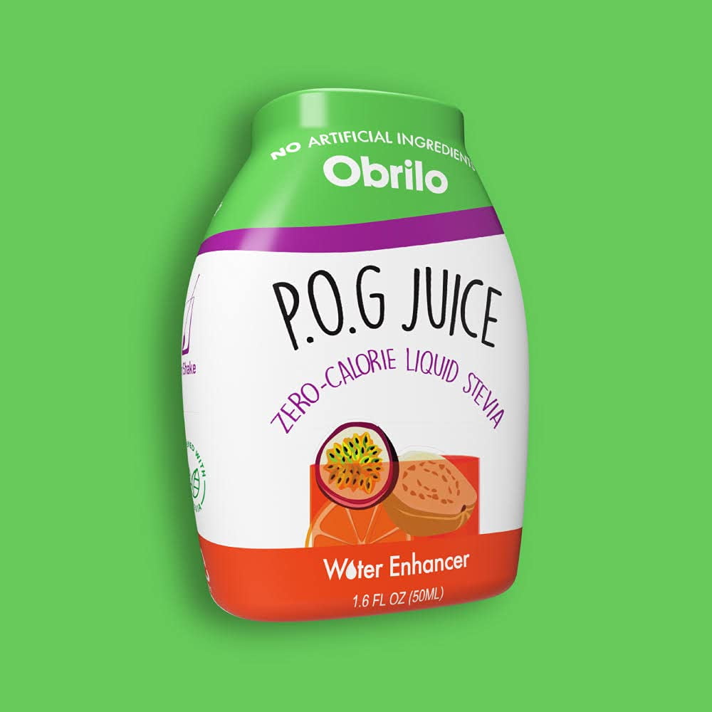 Stevia Water Enhancer P.O.G. Juice 3 Pack Natural, Zero Sugar, AllergenFree Refreshment