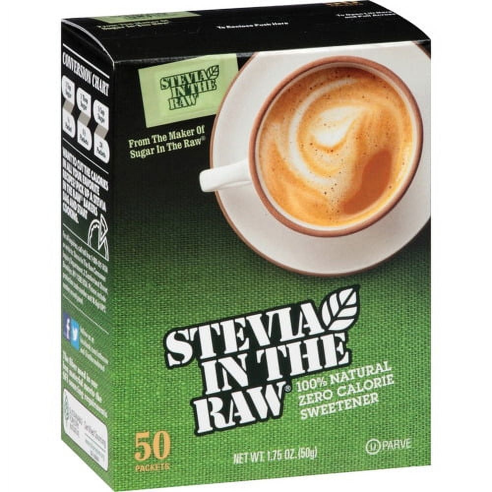 Stevia in the Raw 100 Natural Zero Calorie Sweetener, 2.5 oz, 12 Ct