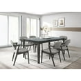 thumbnail image 1 of Stevie 5-piece Rectangular Dining Set Grey and Black, 1 of 5