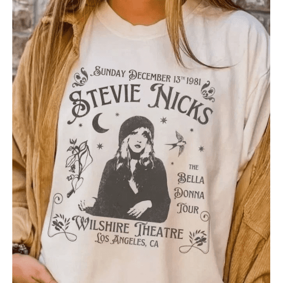 Stevie Nicks Retro Band Fleetwood Mac Classic Rock Music T-Shirt