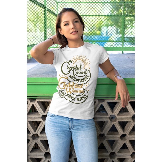 Stevie Nicks TShirt, Witchy Vibes, Crystal Vision TShirt, Gold Dust