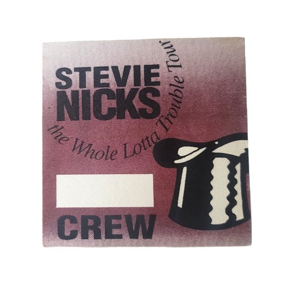 Stevie Nicks The Whole Lotta Trouble Tour 1991 Backstage Pass