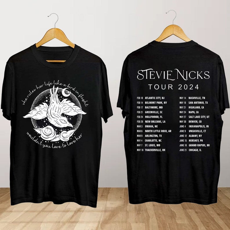 Stevie Nicks Tour Live In Concert T Shirt, Stevie Nicks Concert Shirt