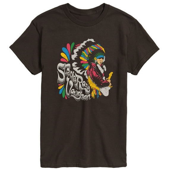 Stevie Ray Vaughan - Color Pop  - Men's Short Sleeve Graphic T-Shirt