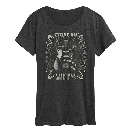 Stevie Ray Vaughan - Guitar - Women's Short Sleeve Graphic T-Shirt
