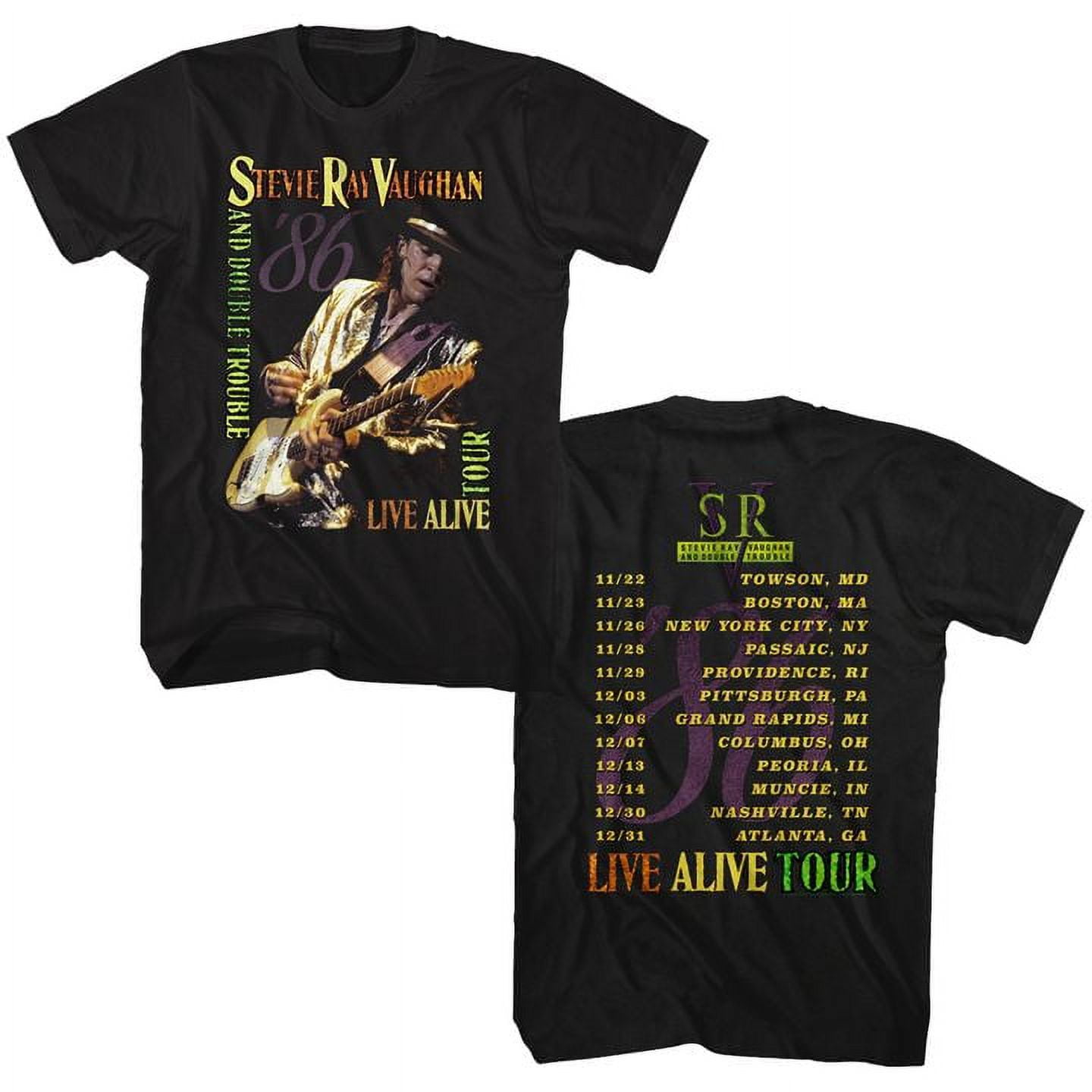 Eric Clapton Stevie Ray Vaughan Tシャツ Stevie-Ray-Vaughan-Live-Alive-