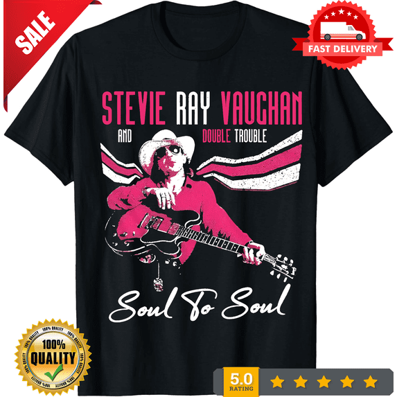 Stevie Ray Vaughan Soul To Soul Black T-Shirt, LIMITED EDITION-TH63603