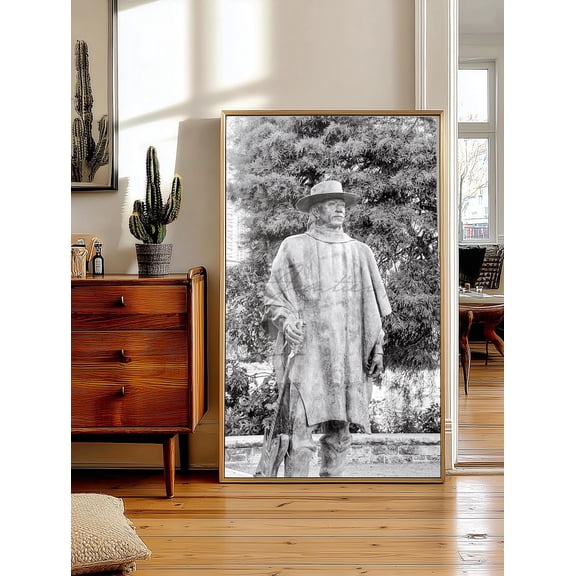 Stevie Ray Vaughan Srv Austin Statue Poster, Texas Music Decor Home Decor #3102, Unframed Poster Size 8x12