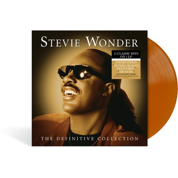 Stevie Wonder - Definitive Collection - Translucent Orange Colored Vinyl - Music & Performance
