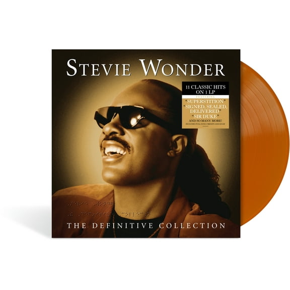 Stevie Wonder - Definitive Collection - Translucent Orange Colored Vinyl - Music & Performance