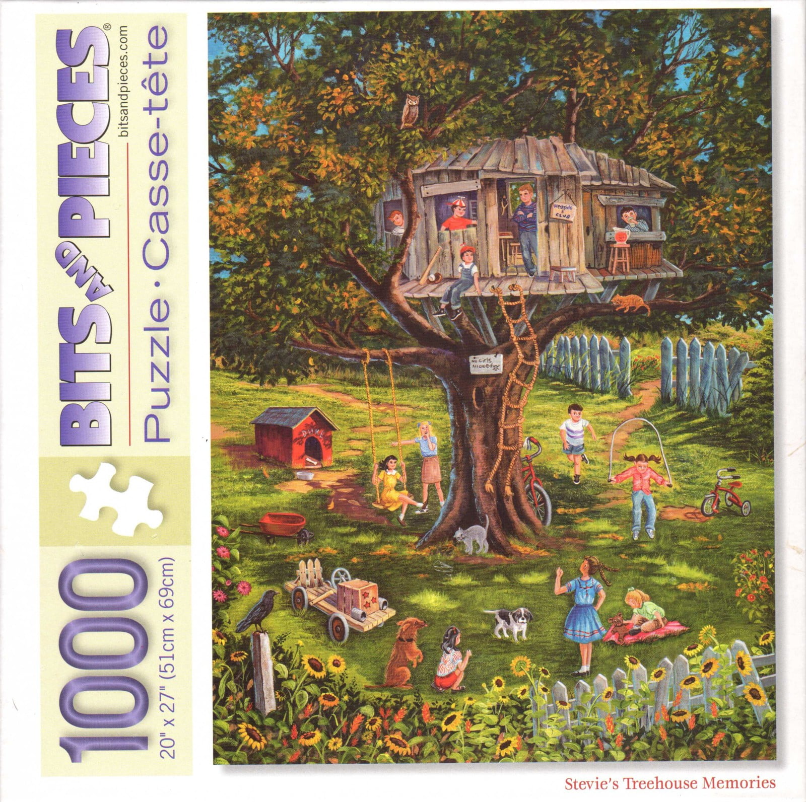 Stevie's Treehouse Memories 1000 Piece Puzzle - Walmart.com