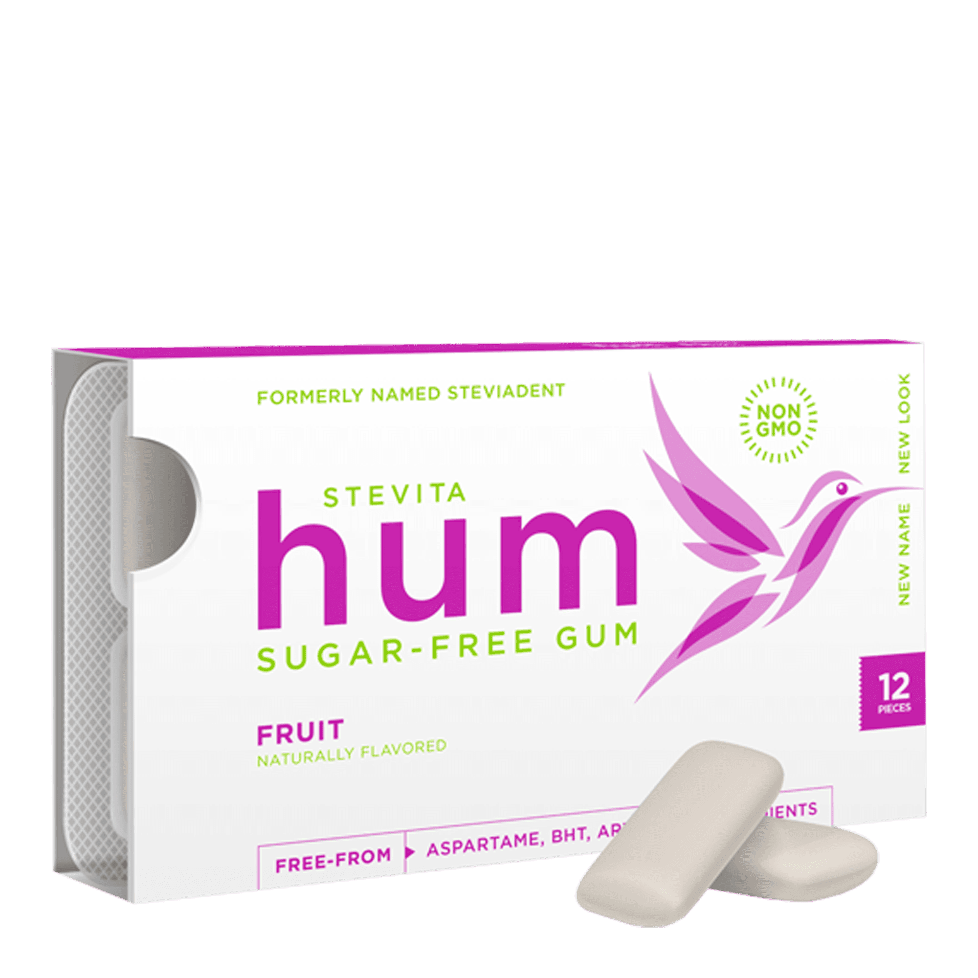 Stevita Hum Gum Natural Fruit SugarFree Chewing Gum Sweetened with