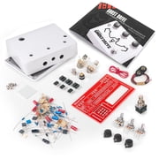 StewMac Ghost Drive Pedal DIY Build Your Own Overdrive Kit, With White Enclosure, Based on the Klon Centaur 12254-W