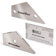 StewMac Precision Fret Guitar Tool Trio, Imperial String Action Gauge, Fret Rocker, Fret Kisser for Guitar Setup & Repair