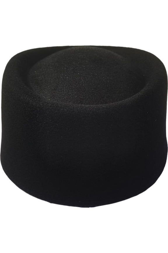 Stewardess Pillbox Hat French Style Dome Fascinator Base Cap for Women Ladies Stage Party Apparel Accessories