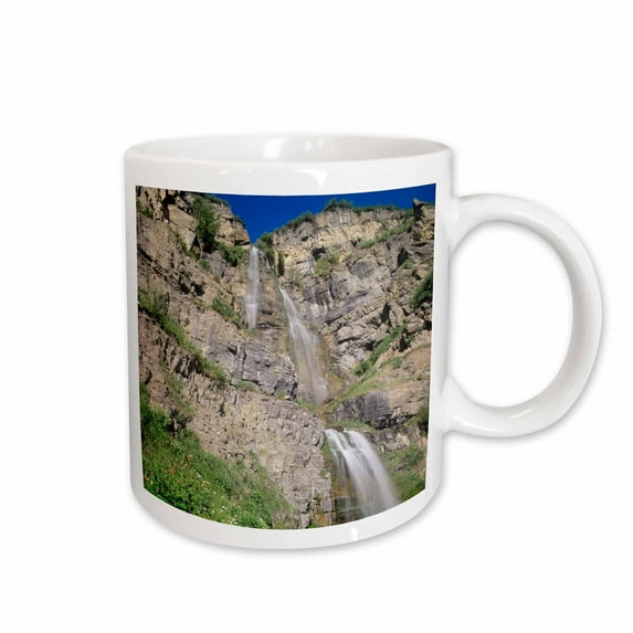 3drose, Stewart Falls, Mt Timpanogos, Utah, Usa - Us45 Hga0444 - Howie Garber, 11oz Mug
