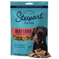 thumbnail image 1 of Stewart Freeze Dried Raw Beef Liver Training Treats or Meal Topper for Dogs, 8 oz Pouch, 1 of 9