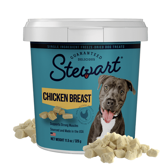 Stewart Freeze Dried Chicken Breast - 11.5 oz Tub