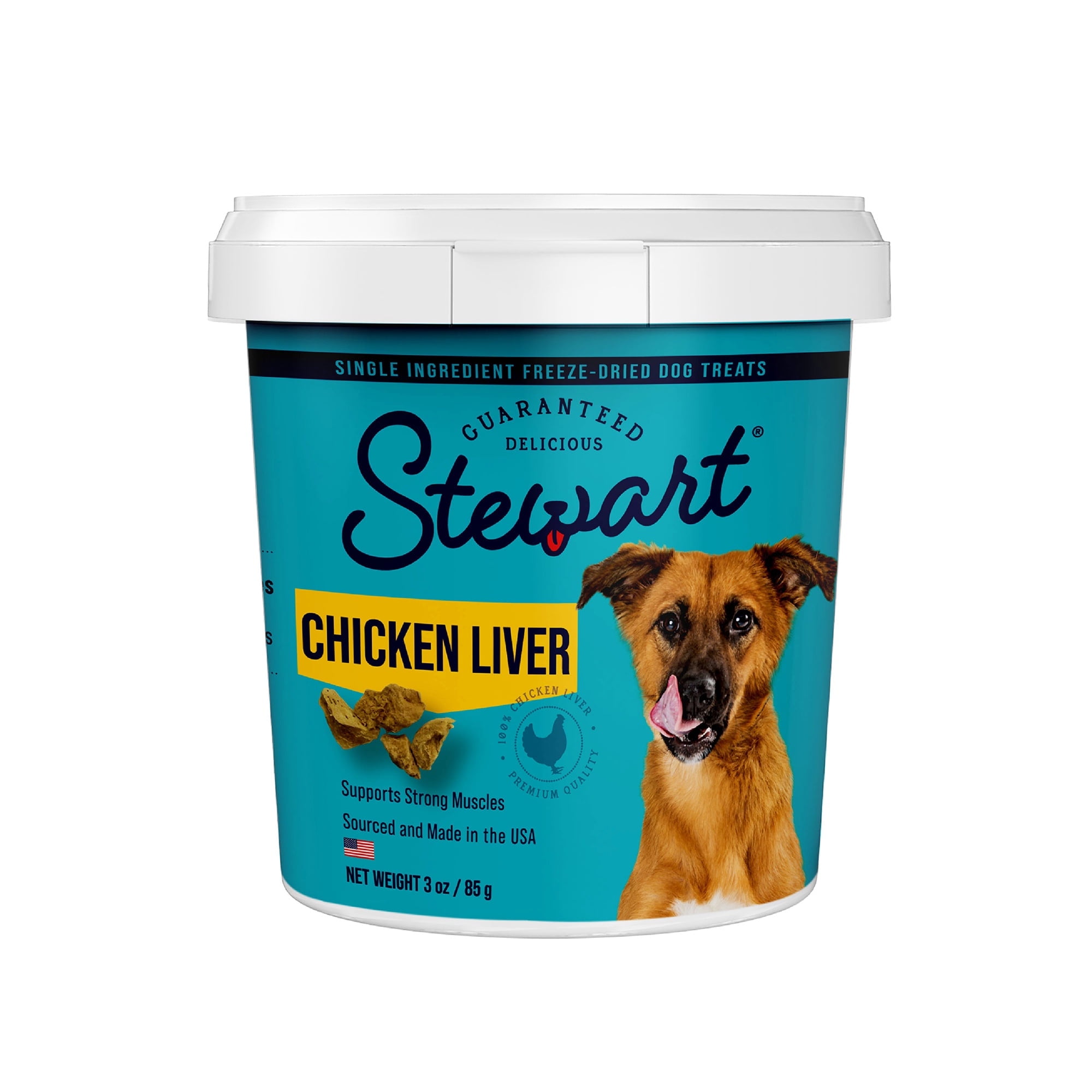 Stewart Freeze Dried Chicken Liver - 3 oz Tub