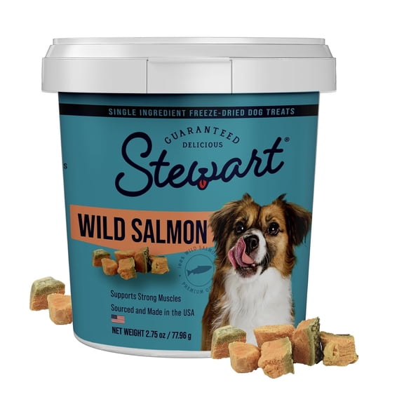 Stewart Freeze Dried Salmon - 2.75 oz Tub