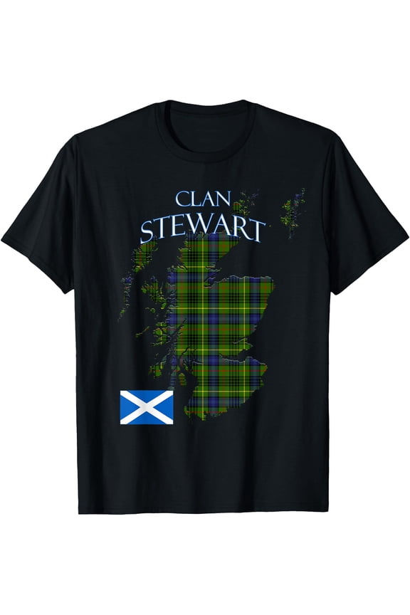 Stewart Hunting Scottish Clan Tartan Scotland T-Shirt