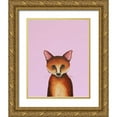 thumbnail image 1 of Stewart, Lucia 20x24 Gold Ornate Wood Framed with Double Matting Museum Art Print Titled - Little Fox, 1 of 4