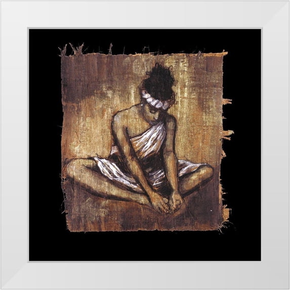 Stewart, Monica 15x15 White Modern Wood Framed Museum Art Print Titled - Soulful Grace II