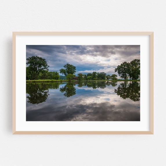 Stewart Park, Ithaca - Ithaca New York Photography Oak Framed Wall Art Print 12 x 18 inches