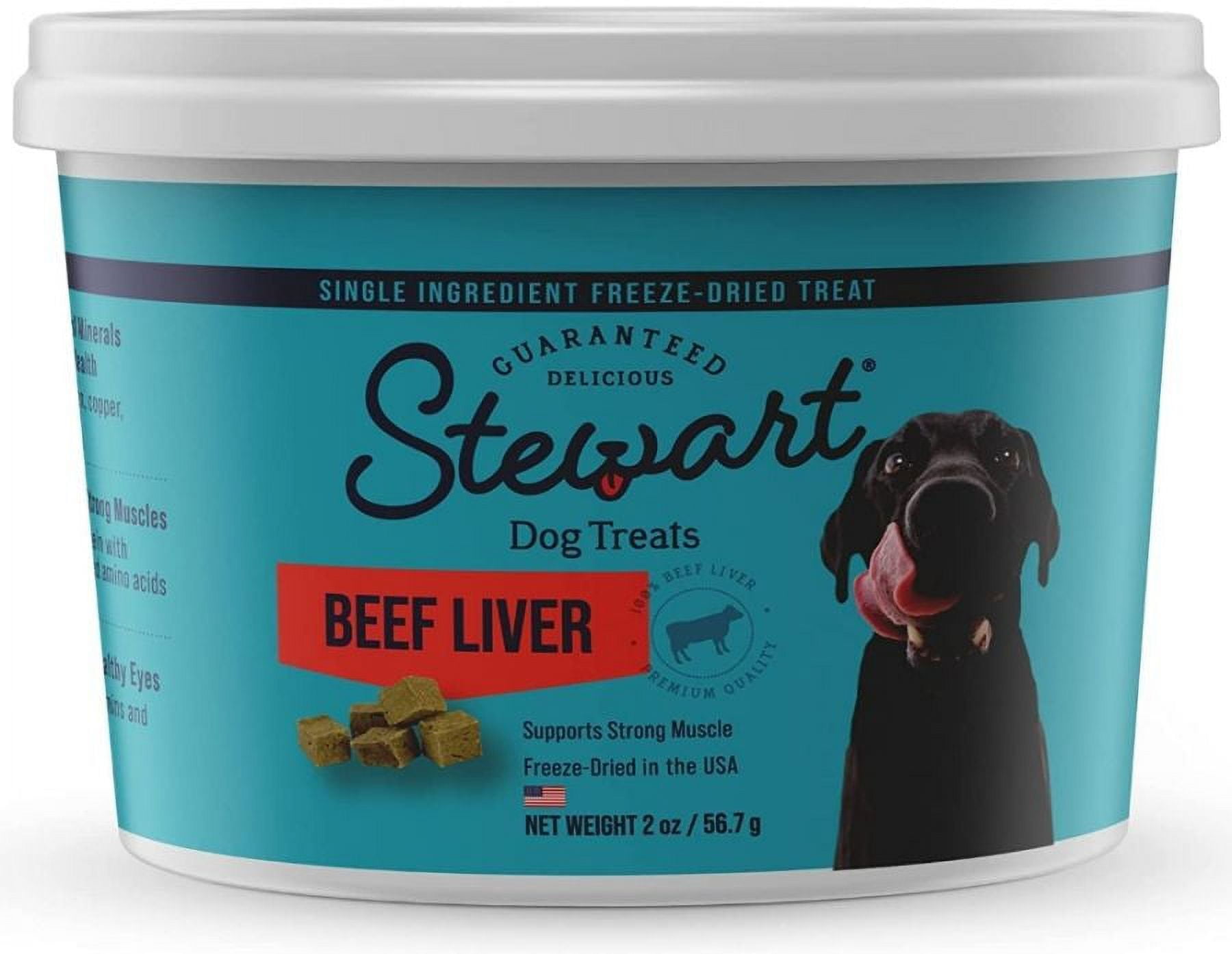 Stewart ProTreat 100 Pure Beef Liver for Dogs [Dog, Treats Packaged