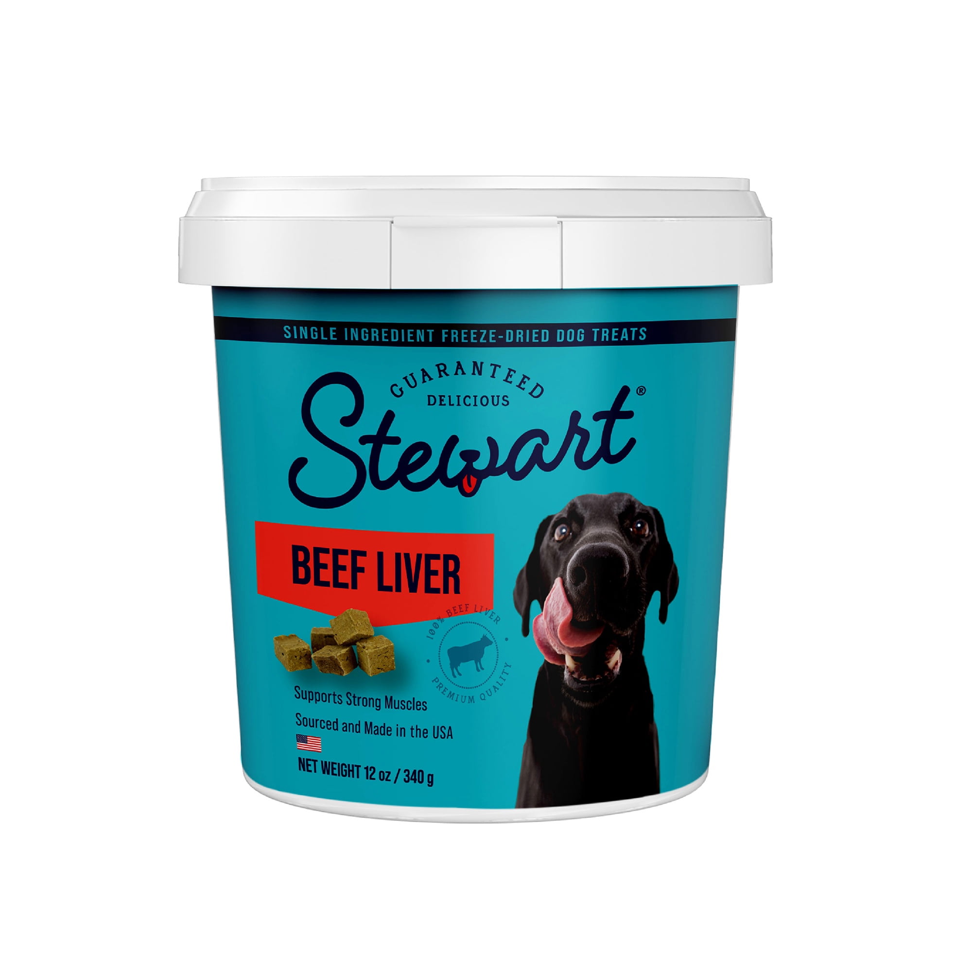 STEWART PRO-TREAT Stewart Freeze Dried Beef Liver - 12 oz Tub
