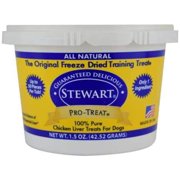 Stewart Pro-Treat Freeze Dried Chicken Liver 1.5 oz. Tub