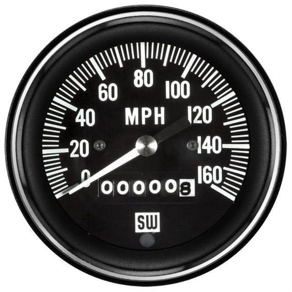 Stewart Warner 550HH-D Heavy Duty Speedometer, Mechanical, 3-3/8 Inch