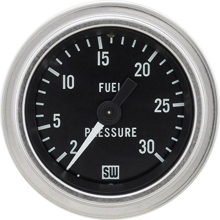 Stewart Warner 82320 2-1/16 Inch Deluxe Mechanical Fuel Pressure Gauge