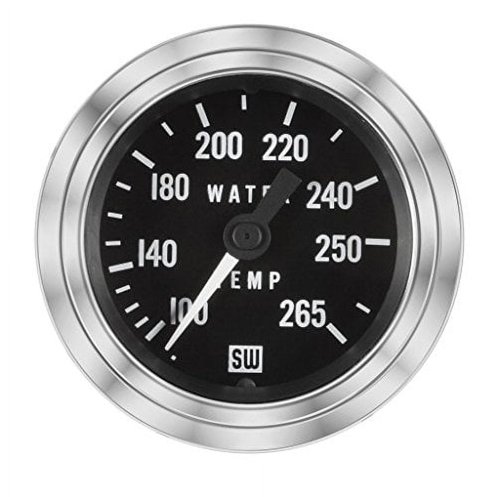 ✴︎52✴︎ Stewart Warner 82326-72 Deluxe-Series Water Temperature Gauge 2-1