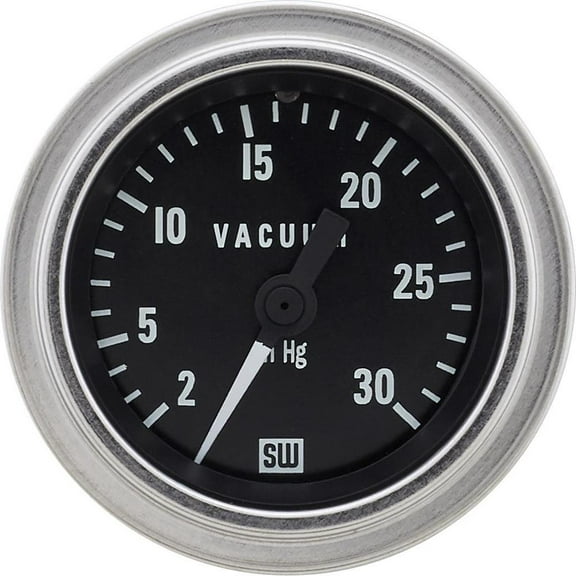 Stewart Warner 82328 Deluxe Vacuum Gauge, Mechanical, 2-1/16 Inch