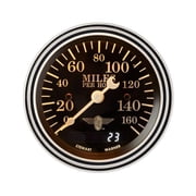 Stewart Warner 82662 Wings Electric Speedometer, Black