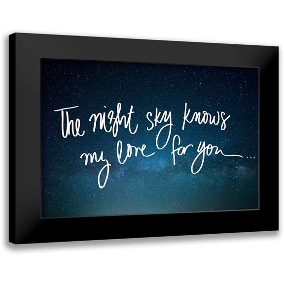 Stewart, Wil 14x11 Black Modern Framed Museum Art Print Titled - The Night Sky